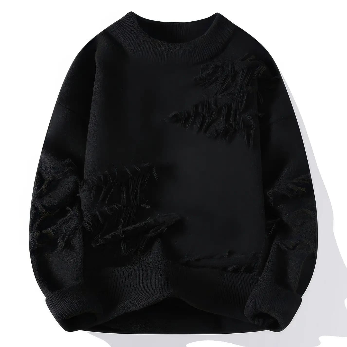 By Hype Distressed Sweater