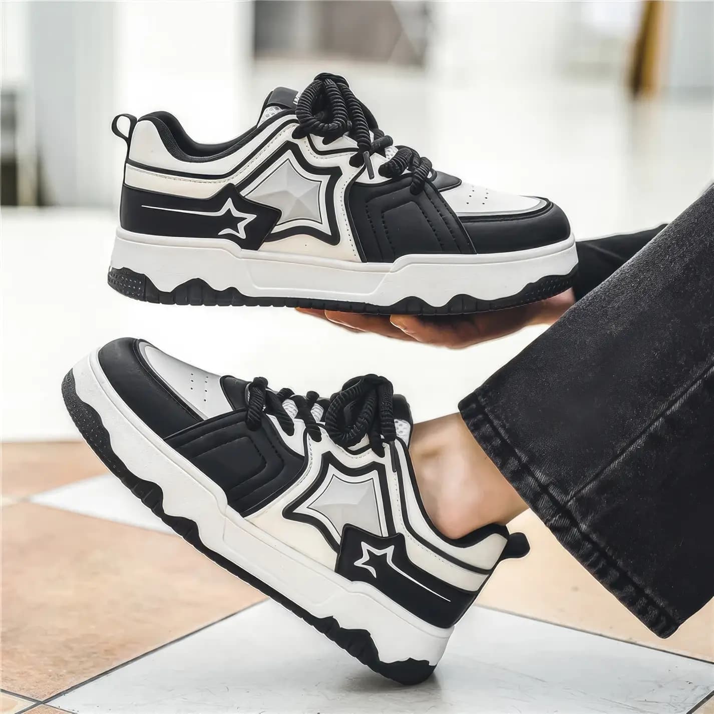 By AstroGlide Leather Sneakers