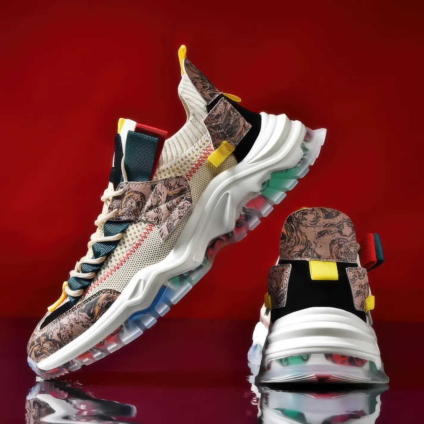 By Dawn Mosaic Graffiti Sneakers