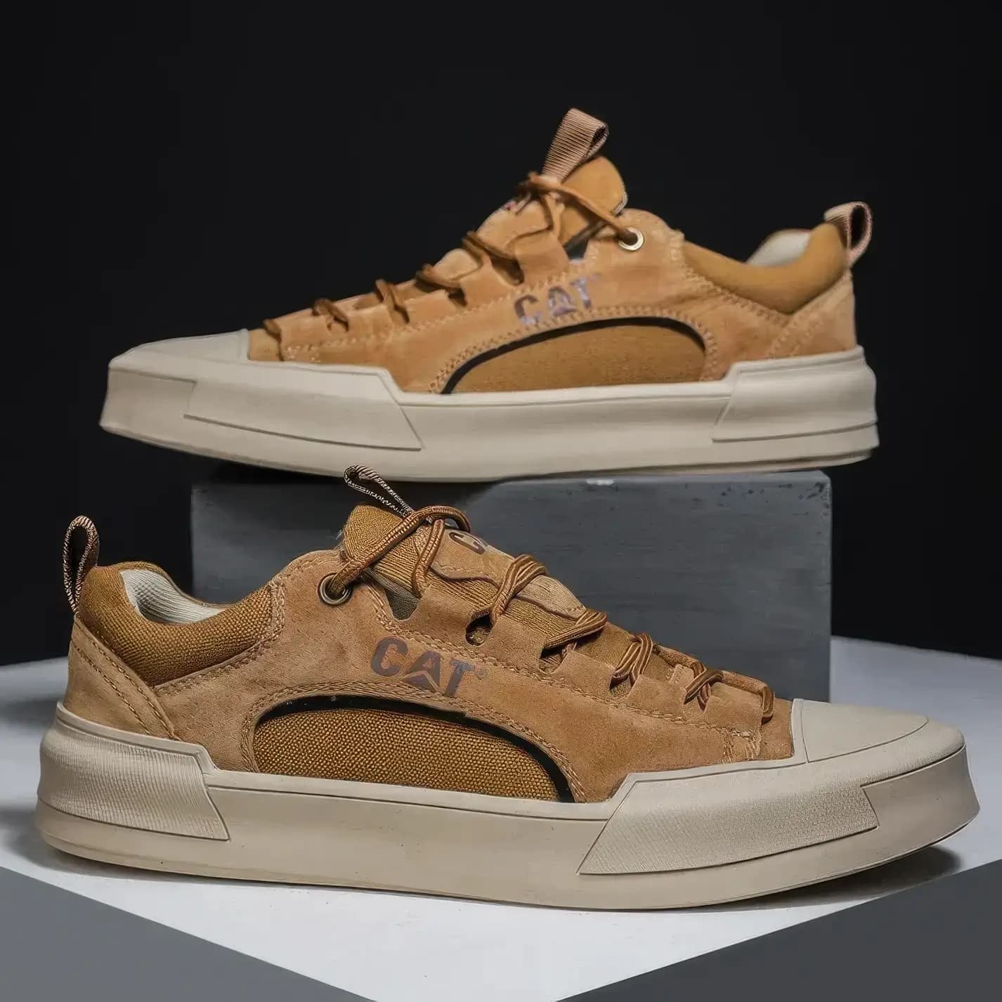 By CAT® UrbanEdge Leather Sneakers