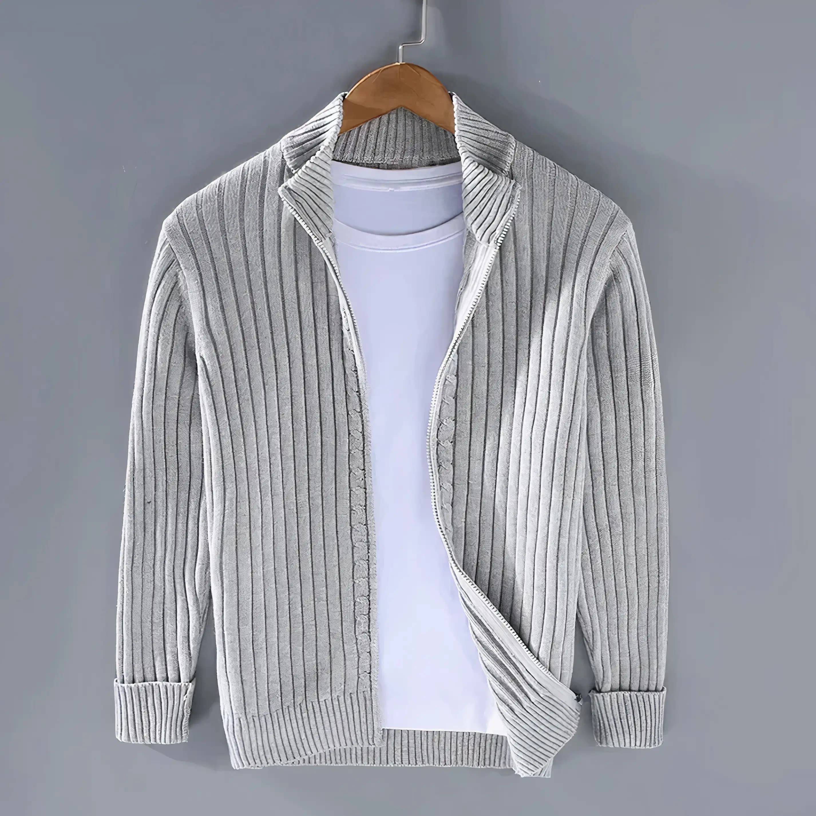 By Damien Merino Zip Cardigan