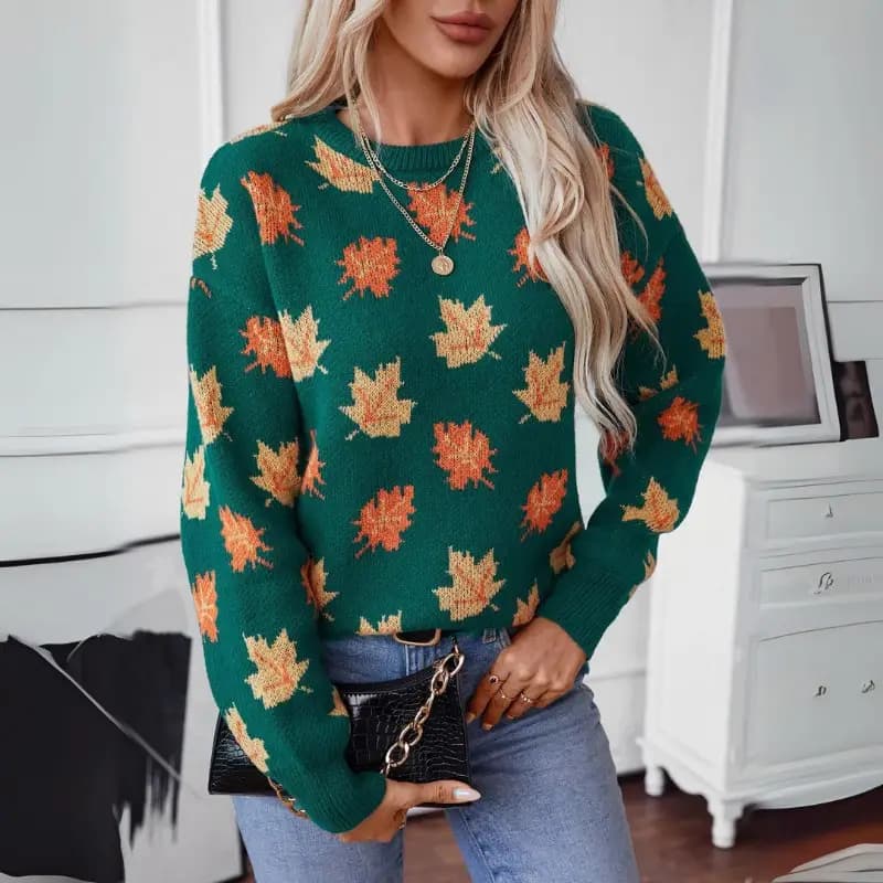 By Autumn Leaves Sweater