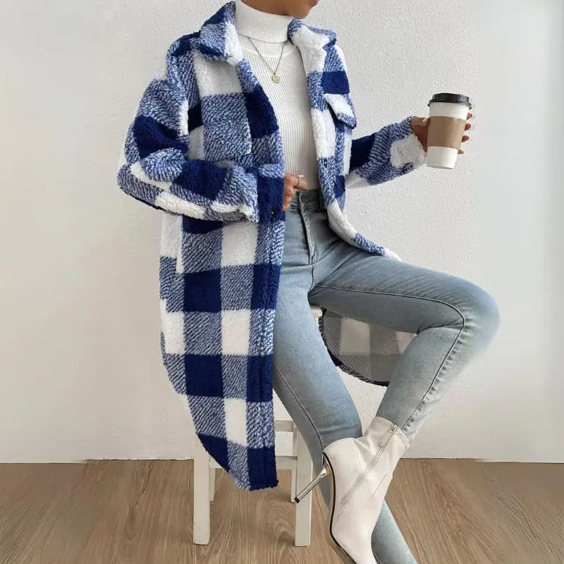 By Belle Plaid Jacket