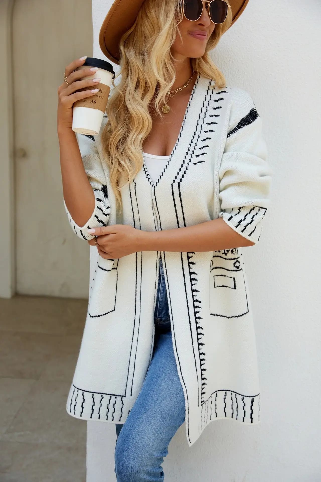 By Canvas Cardigan