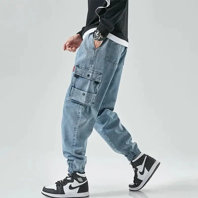 By Hype Denim Cargo Joggers