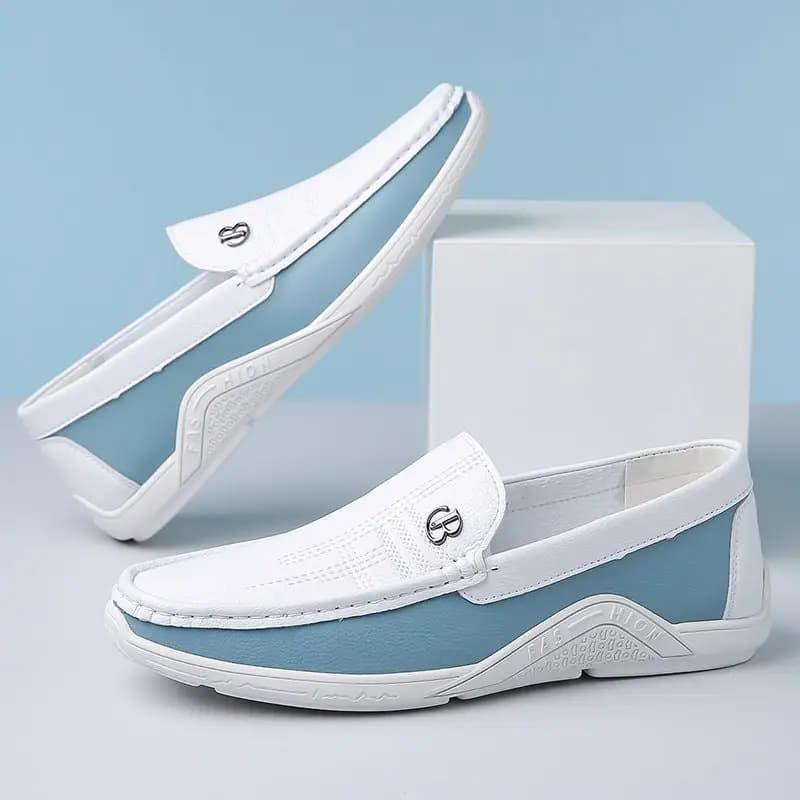 By Brescia Genuine Leather Loafers