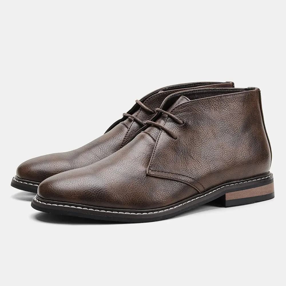By Beckett Leather Chukka Boots