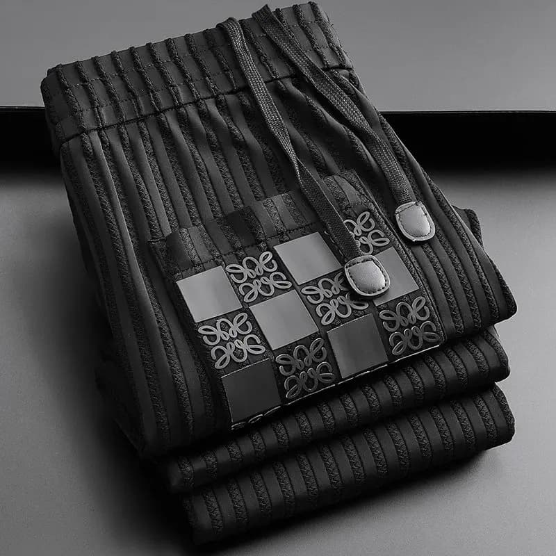 By Monochrome Check Joggers