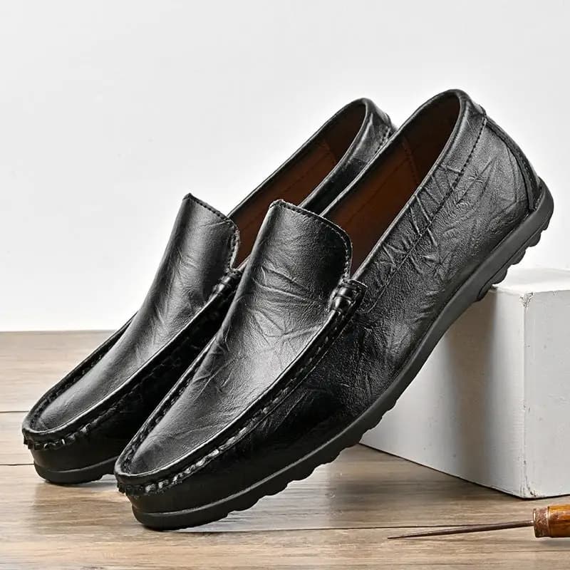 By Berlin Genuine Leather Loafers