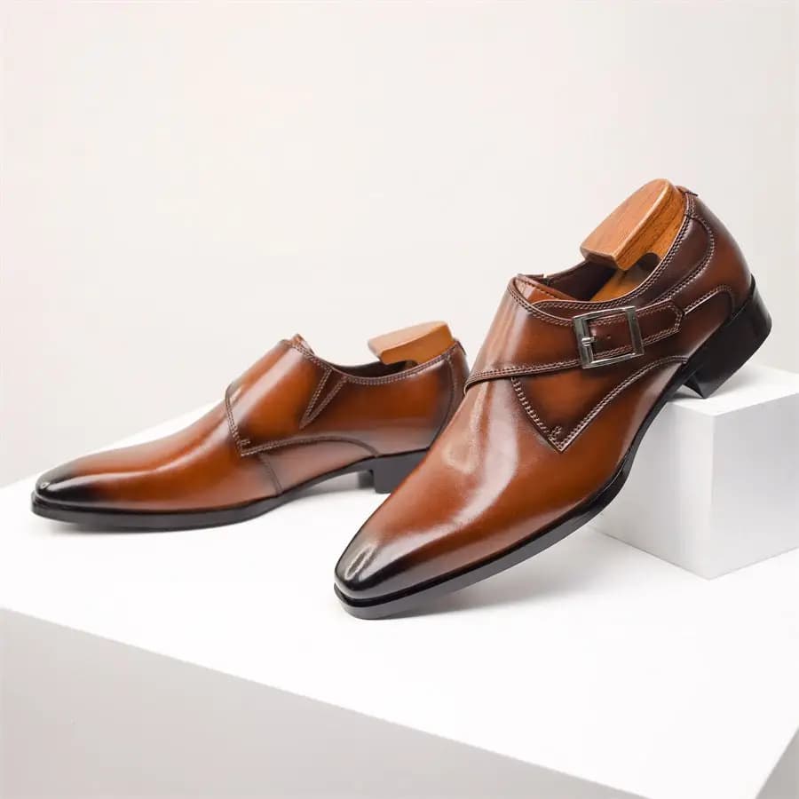 By Balmoral Monk Strap Dress Shoes